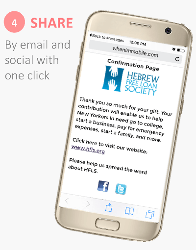 Share Via Social and Email